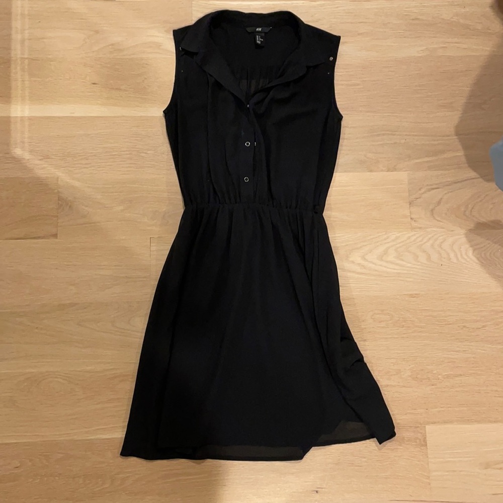 H&M black sleeveless dress